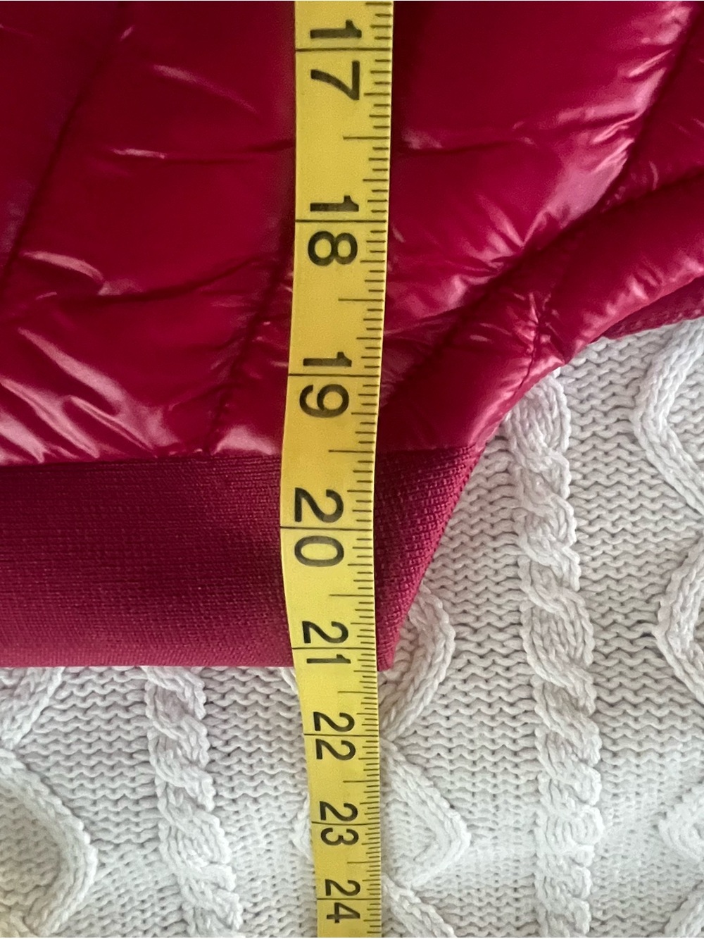 Calvin Klein Red Quilted Sleeveless Puffer Vest Women’s Size Large - Picture 5 of 16
